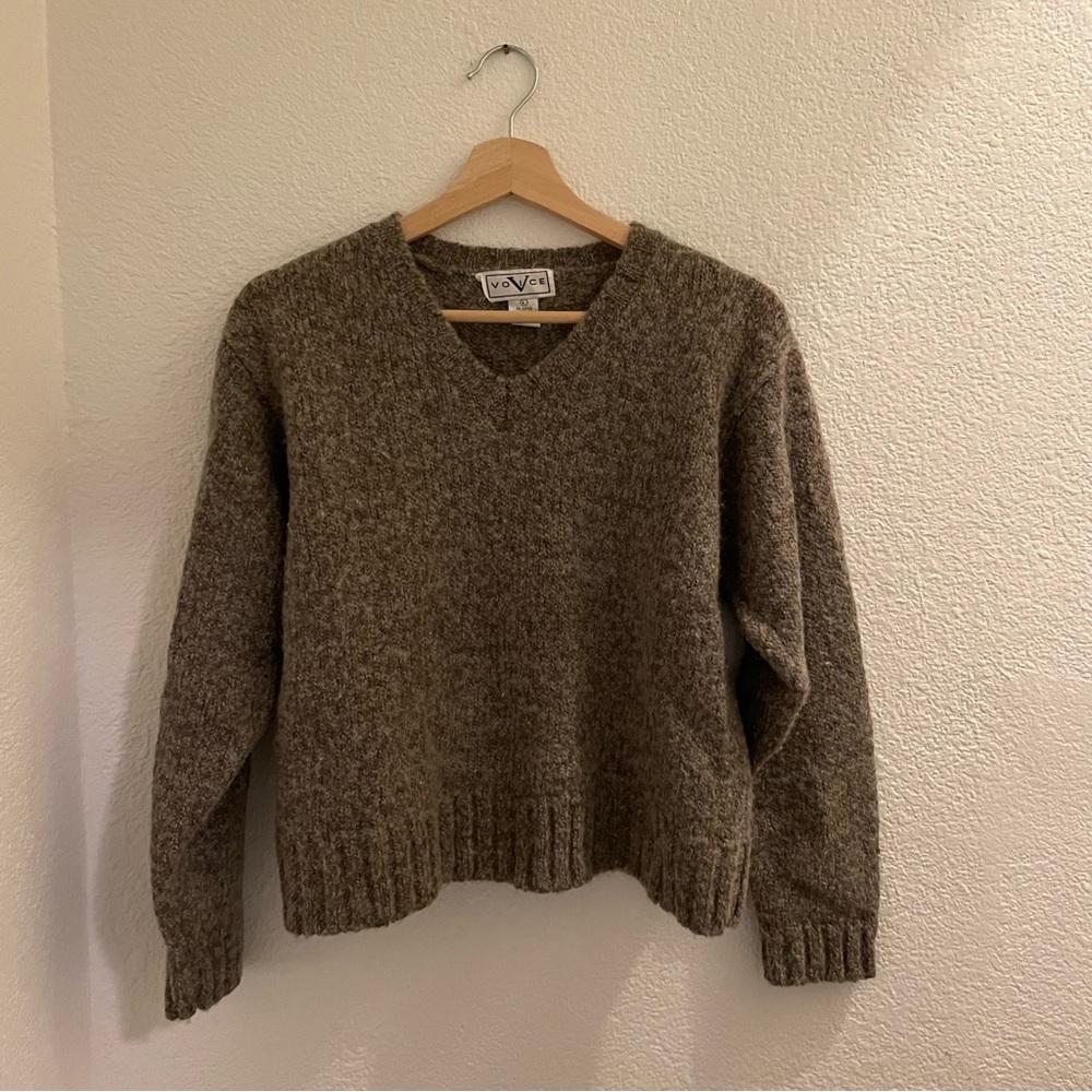 Vintage brown sweater Sz L